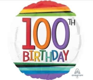 100TH BIRTHDAY BALLOON