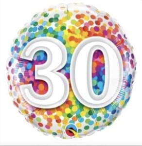 30TH BIRTHDAY BALLOON