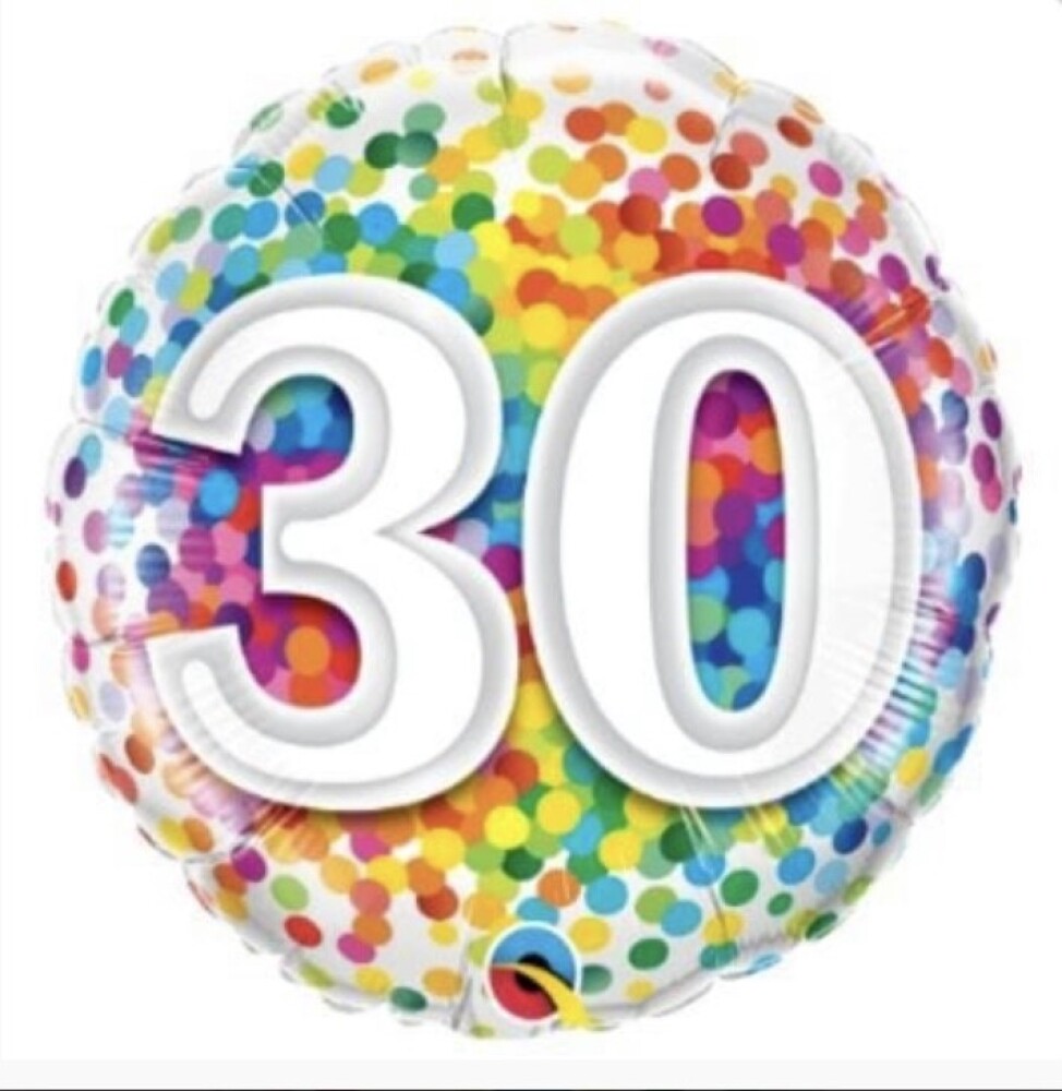 30TH BIRTHDAY BALLOON